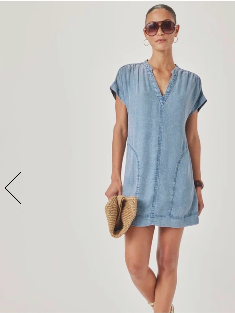 Splendid Ivy Indigo Mini Dress
